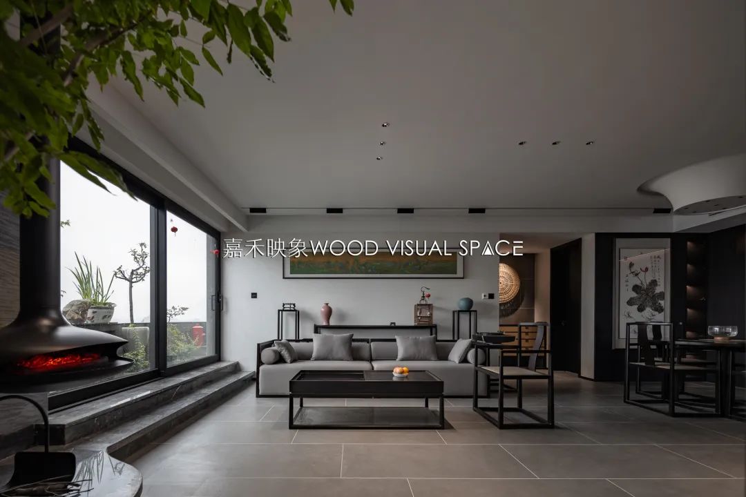 WOOD VISUAL SPACE |盐城·文昌府，160平，东方禅韵！